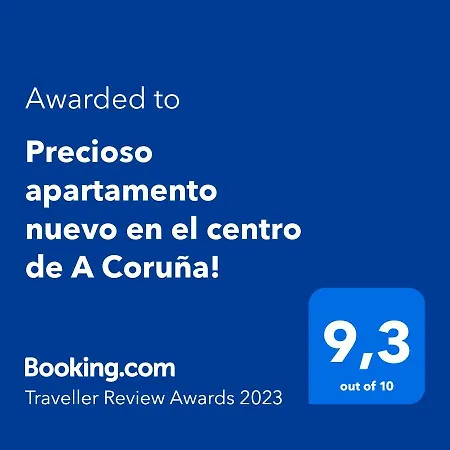 Apartamento Precioso Nuevo En El Centro De A Coruña!